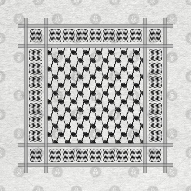 Kufiya Hatta Pattern,Free Palestine,Kufiya Hatta Pattern,Palestinian Traditional Kufiya, Palestine Arabic Hatta Keffiyeh by egygraphics